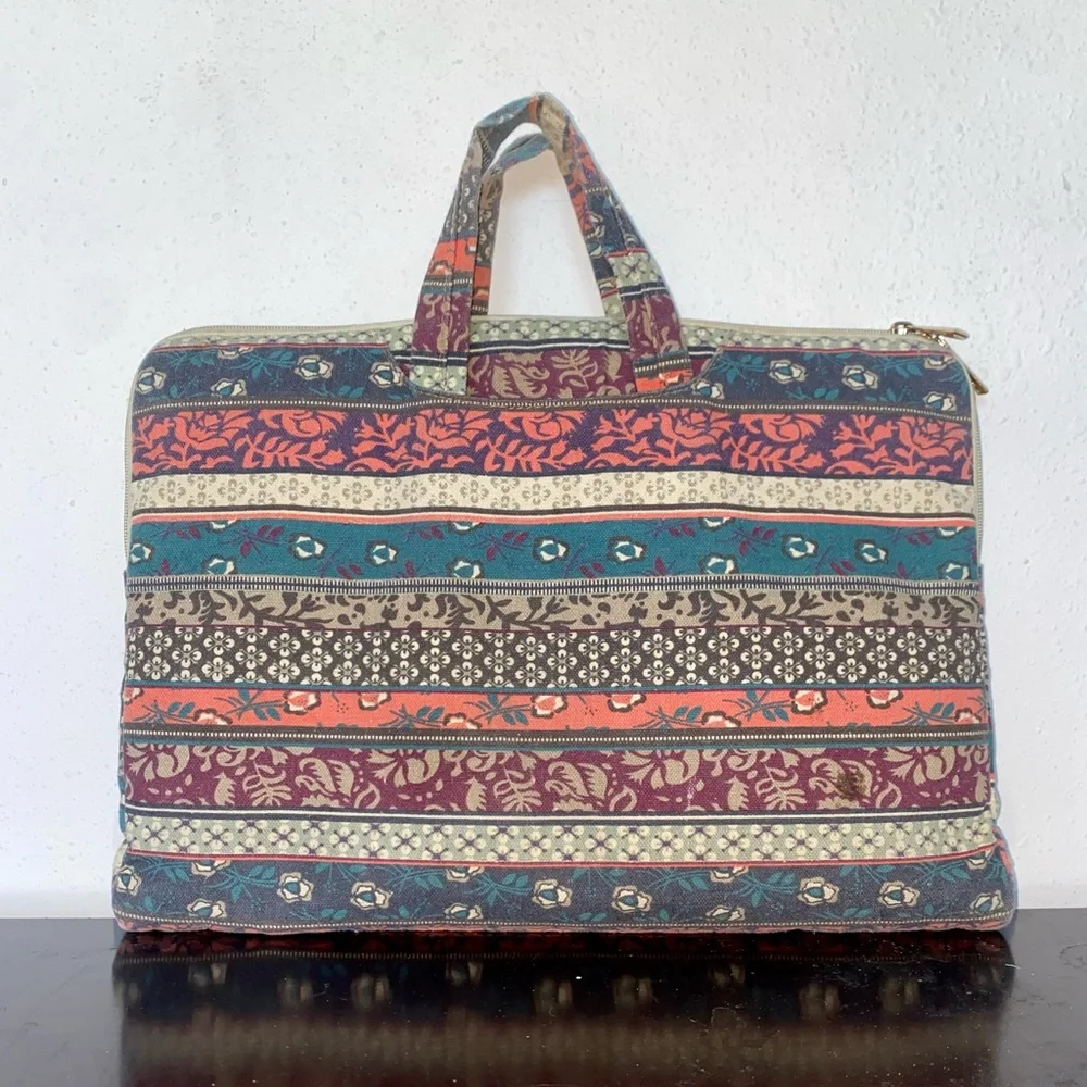 Multicolor Kinmac Boho Laptop Bag - Picture 3 of 8